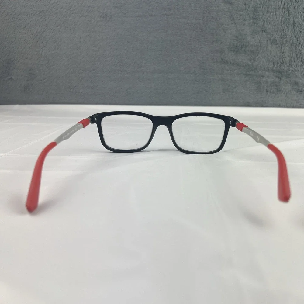 Ray-Ban RB 1549 3652 Kids Youth Eyeglasses FRAMES ONLY Black Red 48-16-125 EUC